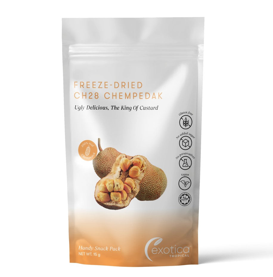 Exotica Tropical Freeze Dried CH28 Chempedak Handy Snack Pack 15g