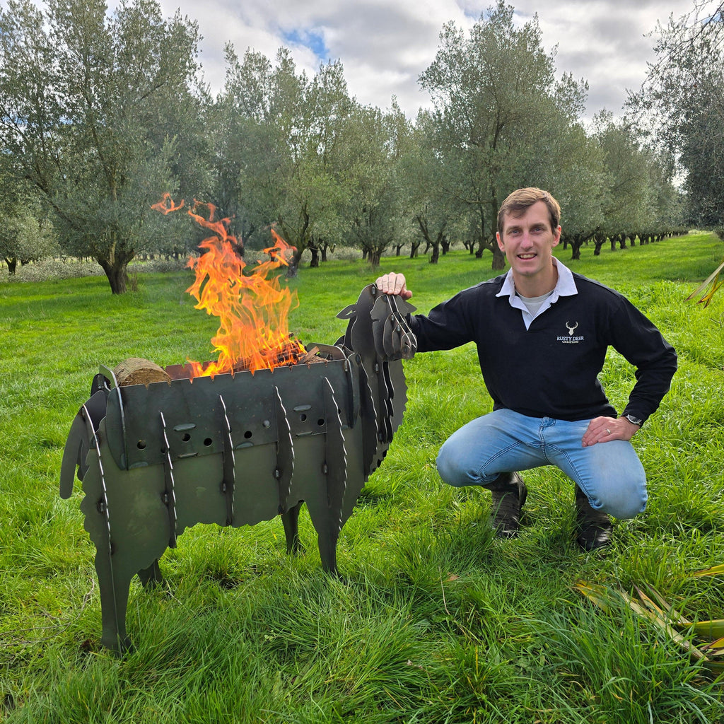 Sheep BBQ/Firebox - Rusty Deer