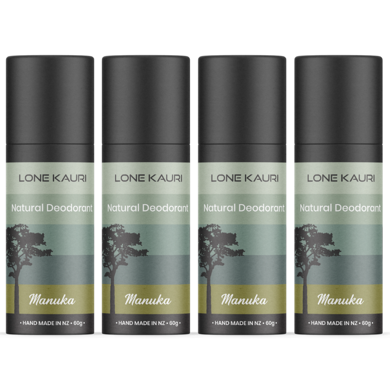 natural deodorant family pack manuka