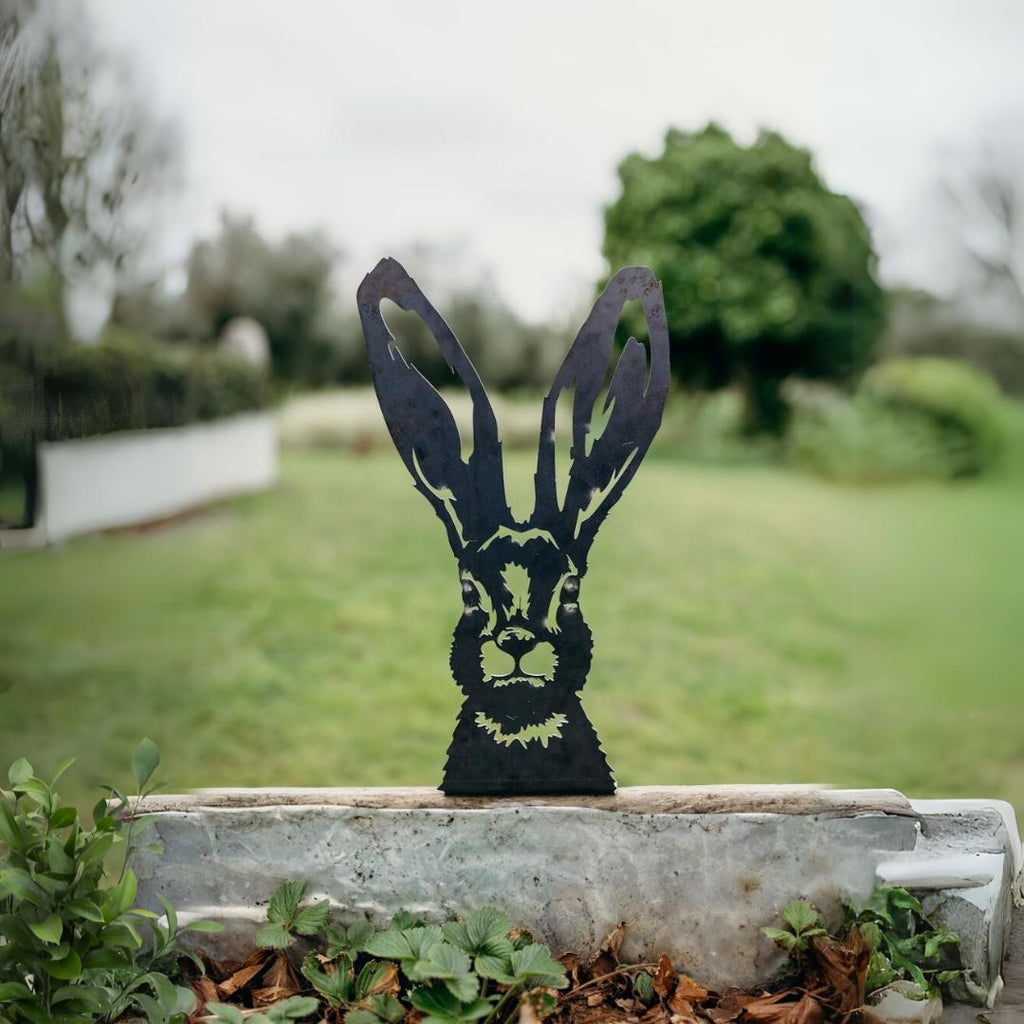 Peeking Hare - Rusty Deer
