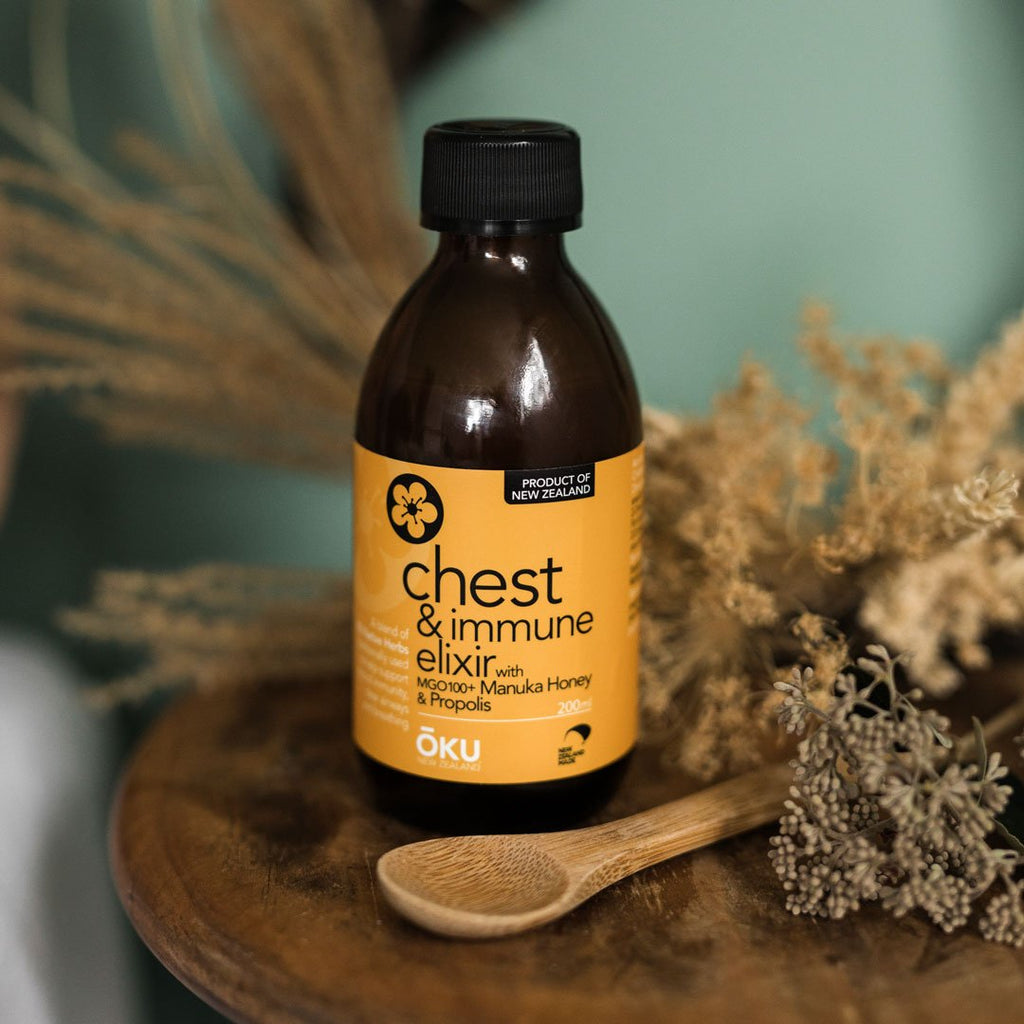 Chest & Immune Elixir with MÄnuka Honey & NZ Propolis - 200ml (NEW)