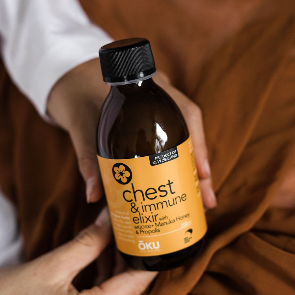 Chest & Immune Elixir with MÄnuka Honey & NZ Propolis - 200ml (NEW)