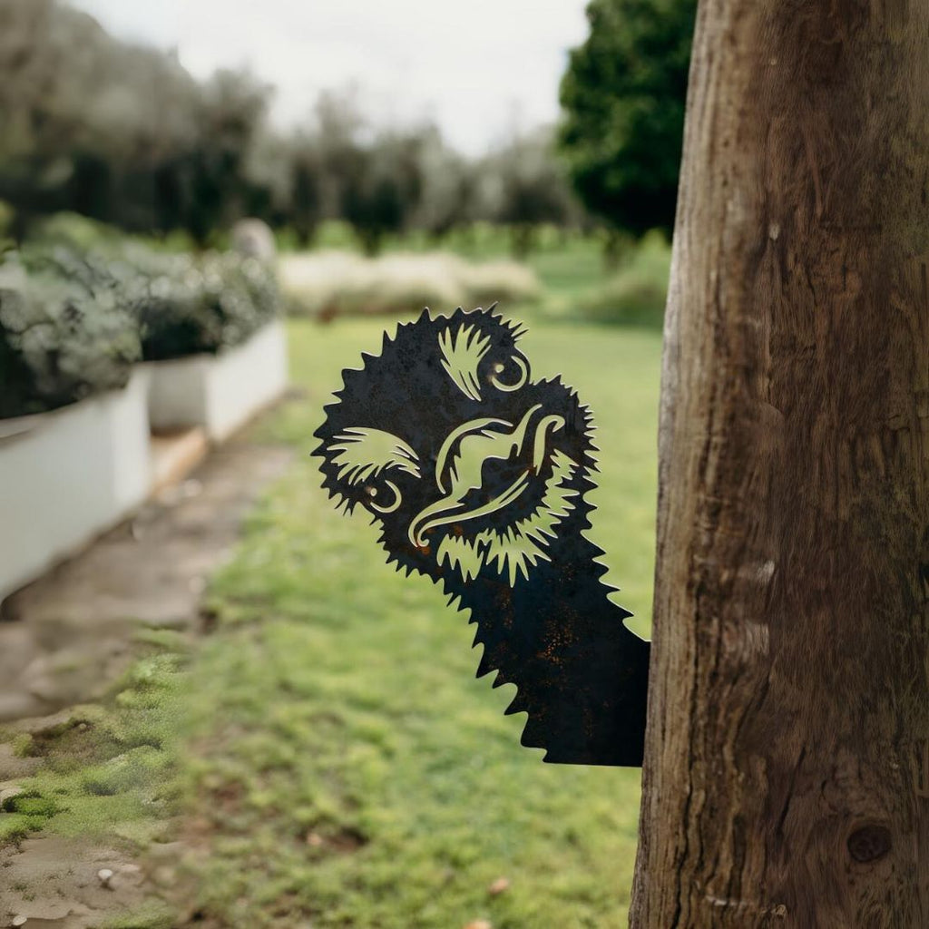 Peeking Ostrich - Rusty Deer