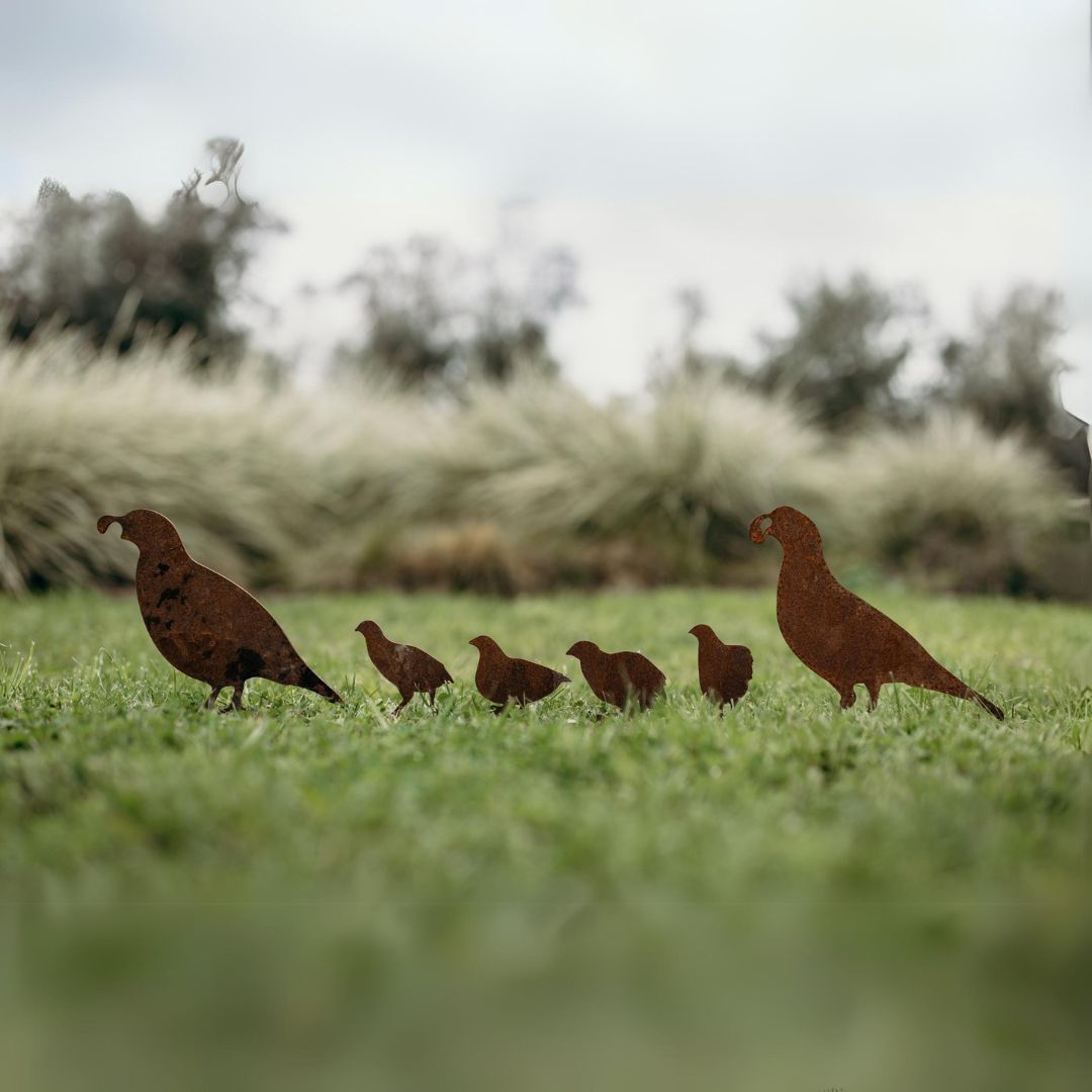 Rusty Deer Creations - Quail - Corten Steel Decor