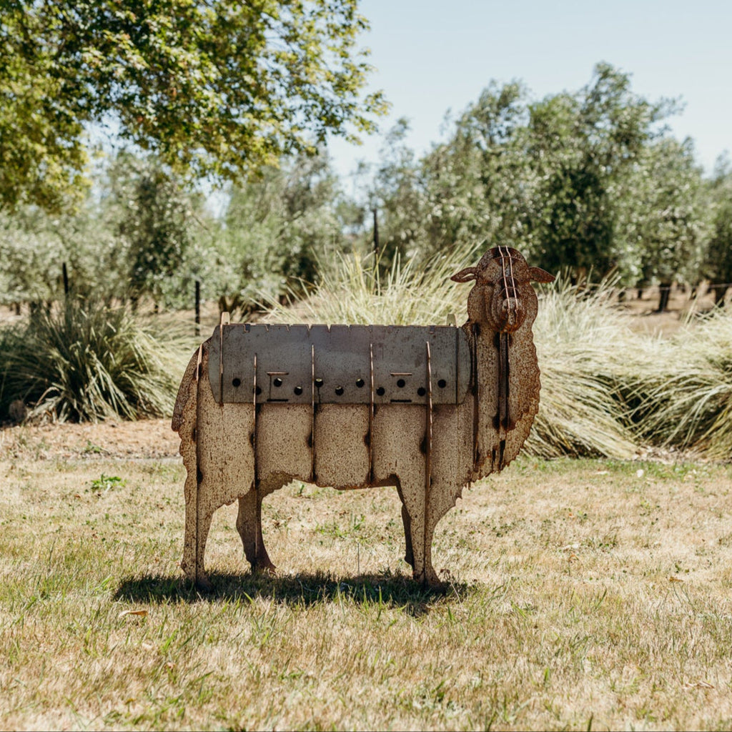 Sheep BBQ/Firebox - Rusty Deer