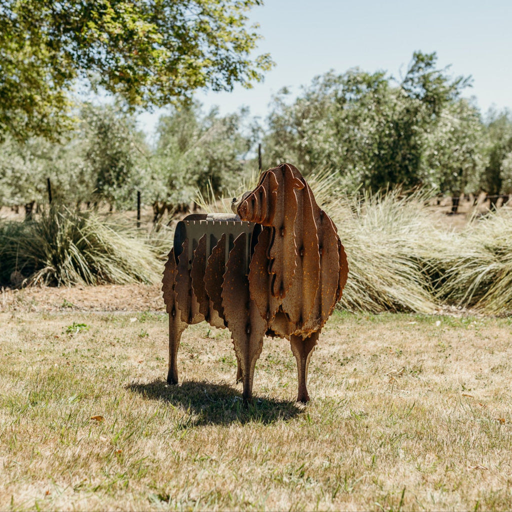 Sheep BBQ/Firebox - Rusty Deer