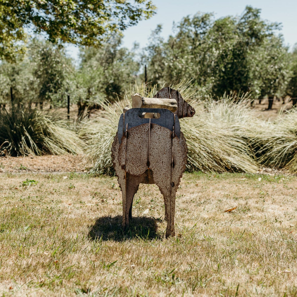 Sheep BBQ/Firebox - Rusty Deer