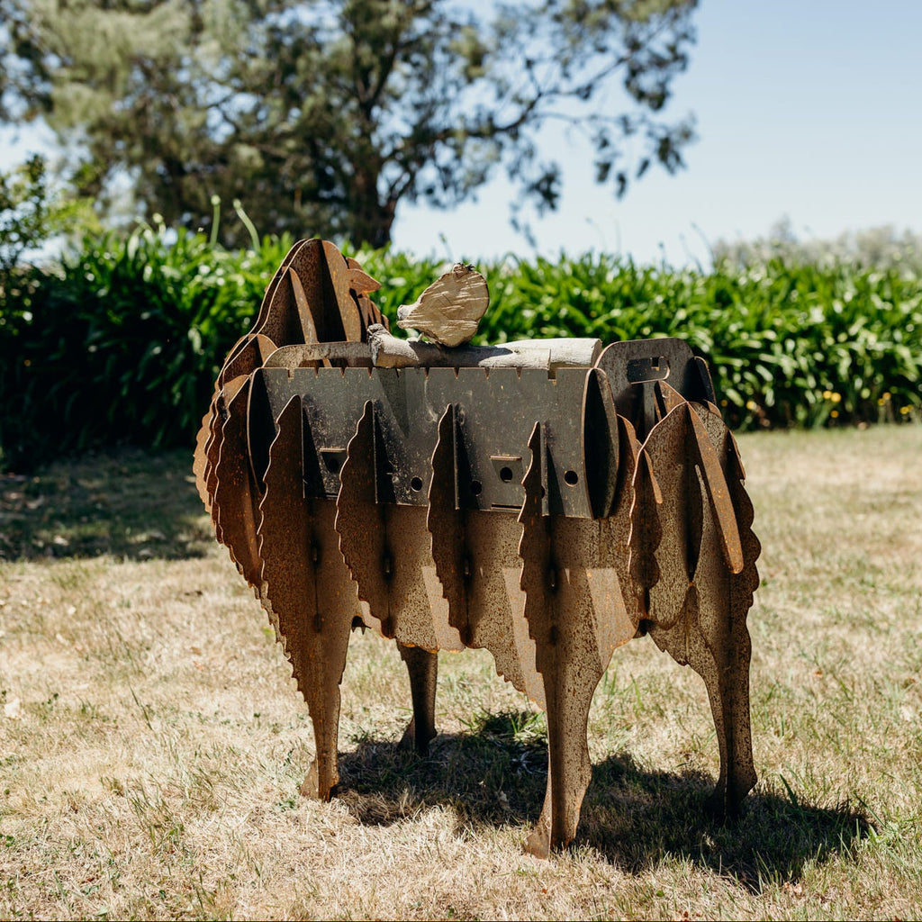Sheep BBQ/Firebox - Rusty Deer