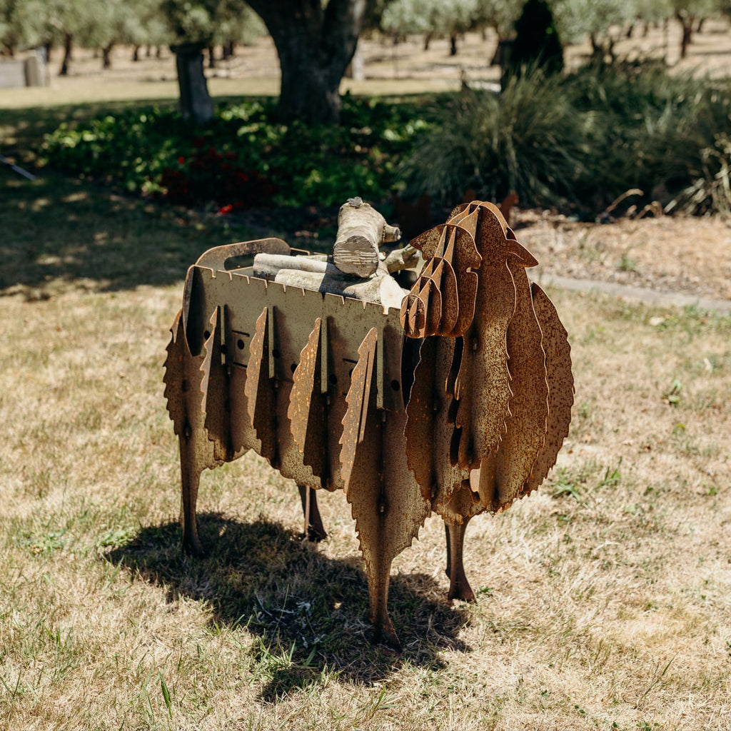 Sheep BBQ/Firebox - Rusty Deer