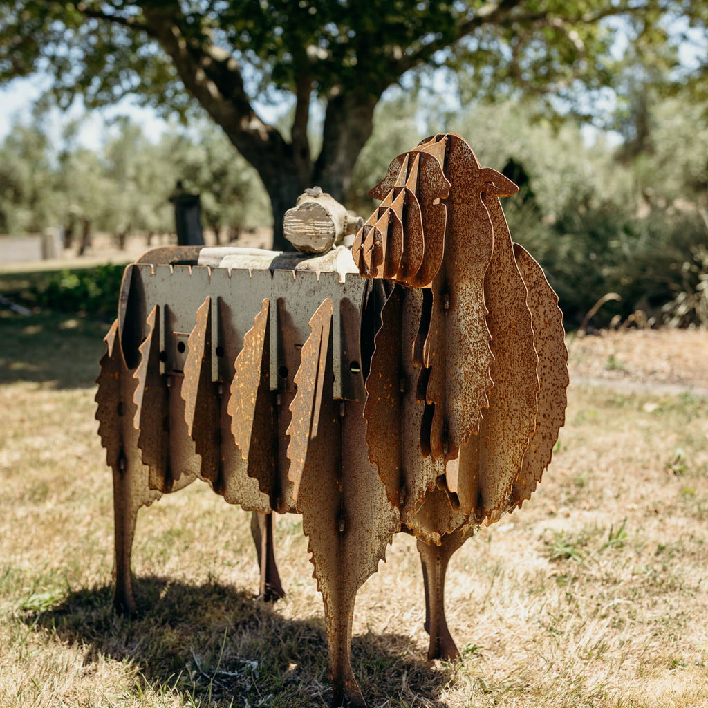 Sheep BBQ/Firebox - Rusty Deer