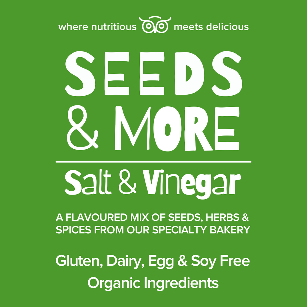 Wisefoods | Seeds & More - Salt & Vinegar - Label