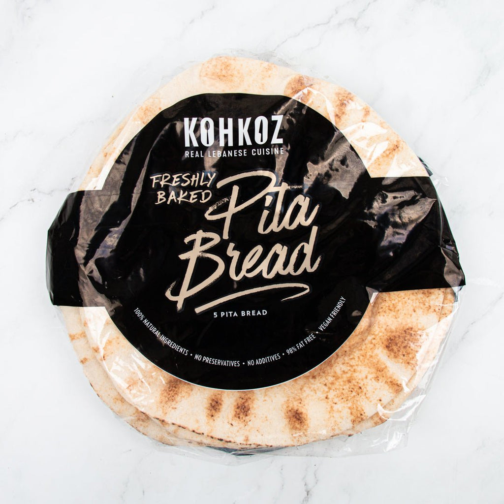 Freshly Baked Pita Bread - Kohkoz – Real Lebanese Cuisine