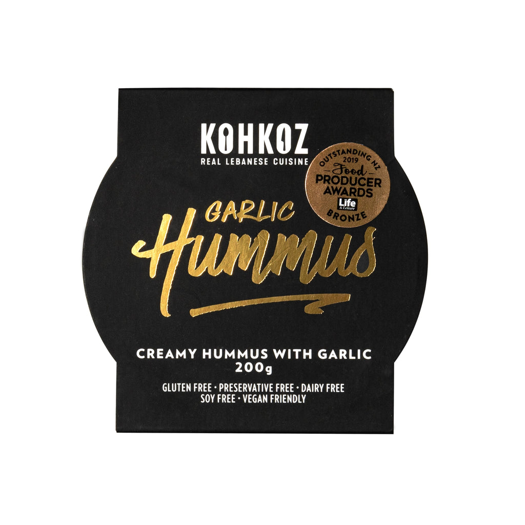 Garlic Hummus - Kohkoz – Real Lebanese Cuisine