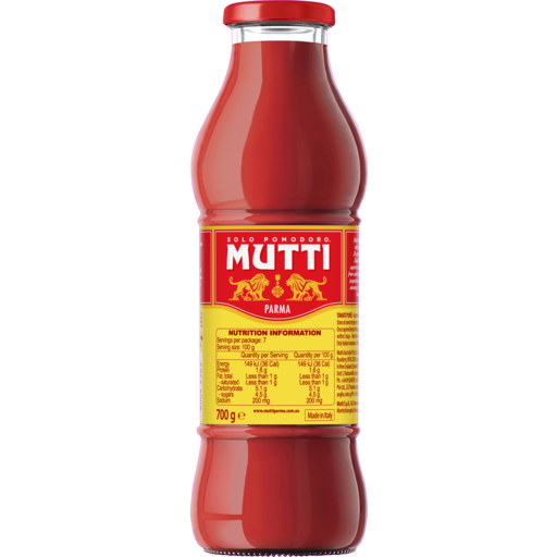 Muetti Mutti Passata Tomato Puree 700g - Buy Online | Farm Fresh Direct
