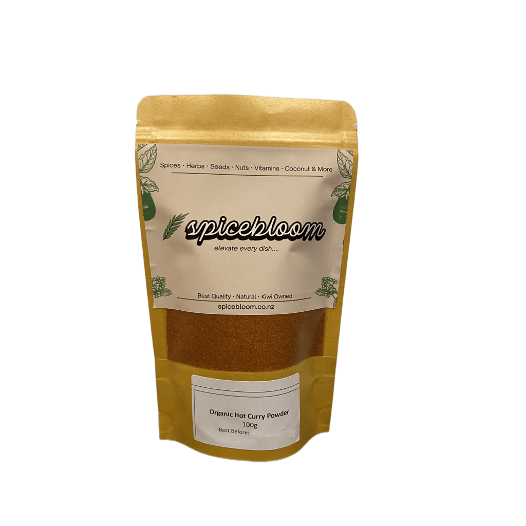 Organic Hot Curry Powder – 100g, 500g, 1kg | SpiceBloom - Spice Bloom