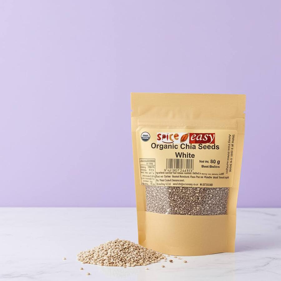 SpicenEasy Chia Seeds white Organic 80g
